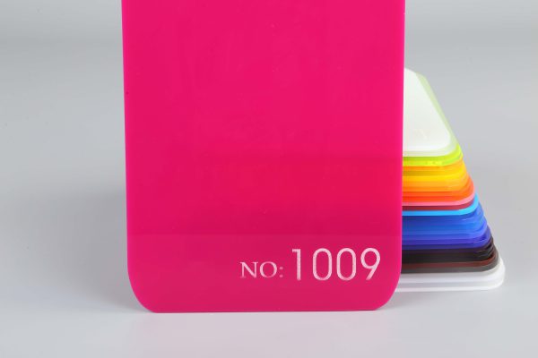 Red Semi-Transparent Acrylic Sheet-1009