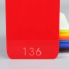 Red Semi-Transparent Acrylic Sheet-136