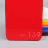 Red Semi-Transparent Acrylic Sheet-139