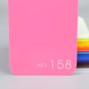 Red Semi-Transparent Acrylic Sheet-158