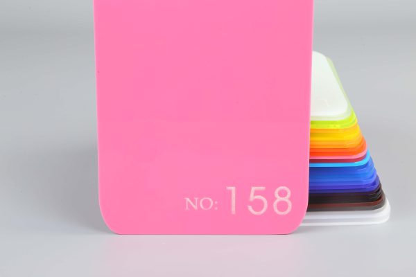 Red Semi-Transparent Acrylic Sheet-158