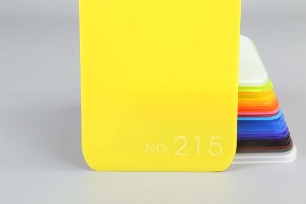 Semi-transparent Yellow Acrylic Sheet-215