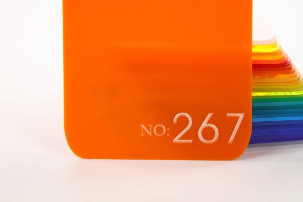 Semi-transparent Yellow Acrylic Sheet-267