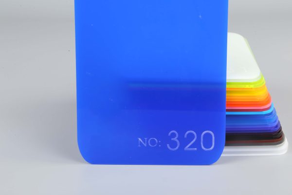 Semi-transparent Blue Acrylic Sheet-320