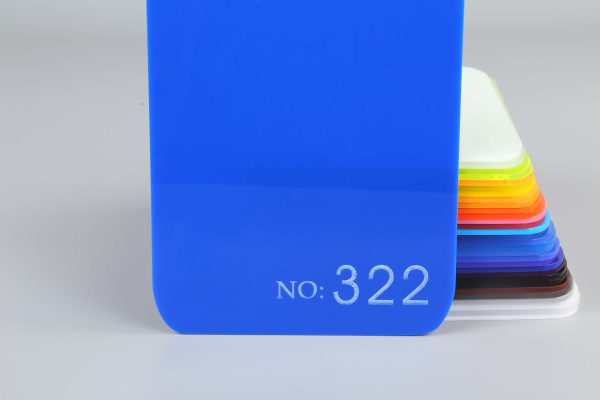 Semi-transparent Blue Acrylic Sheet-322