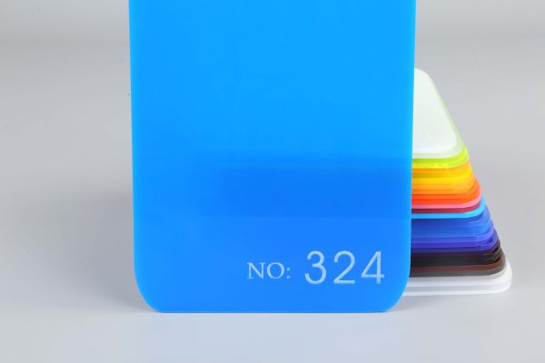 Semi-transparent Blue Acrylic Sheet-324