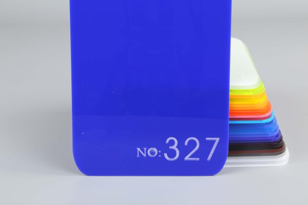 Semi-transparent Blue Acrylic Sheet-327