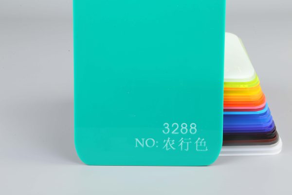 Green Semi-transparent Acrylic Sheet-3288