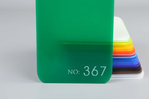 Green Semi-transparent Acrylic Sheet-367