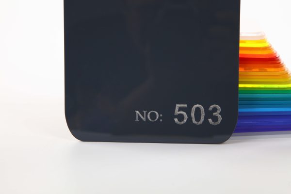Opaque dark gray acrylic sheet-503