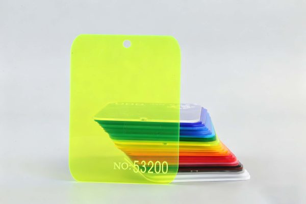 Acrylic Fluorescent Sheet — Fluorescent Green 53200