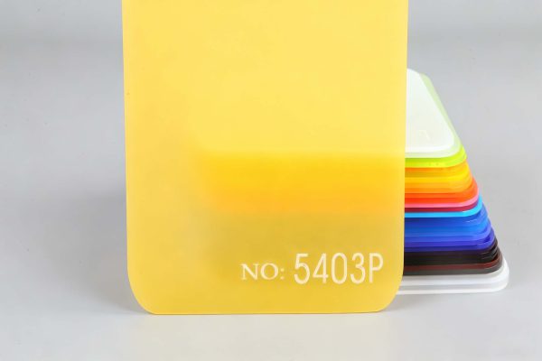 Frosted Acrylic Sheet-Yellow 5403P