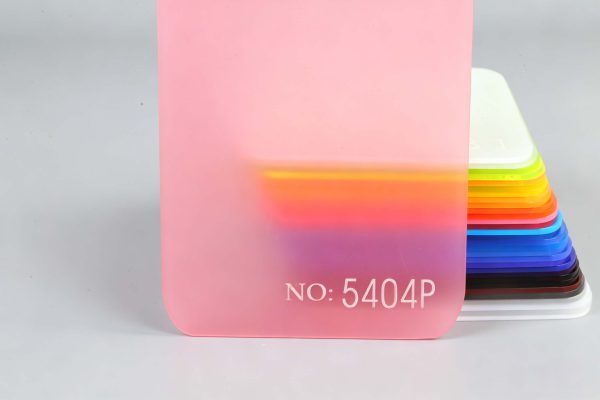Frosted Acrylic Sheet-Hibiscus Red 5404P