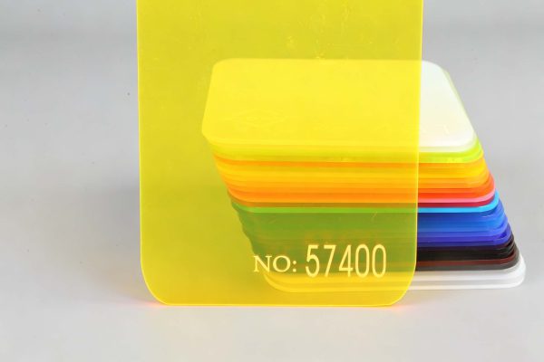 Acrylic Fluorescent Sheet — Fluorescent Yellow 57400