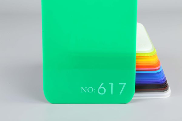 Green Semi-transparent Acrylic Sheet-617
