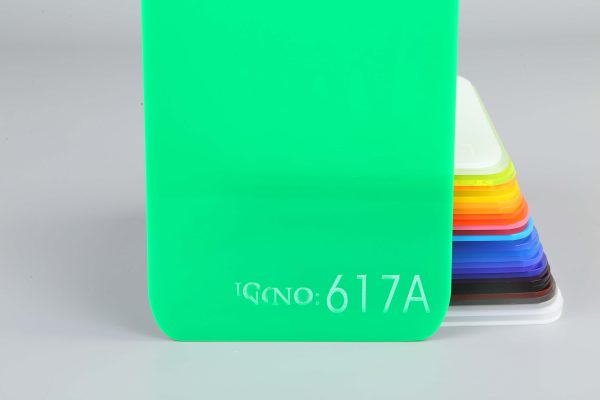 Green Semi-transparent Acrylic Sheet-617A