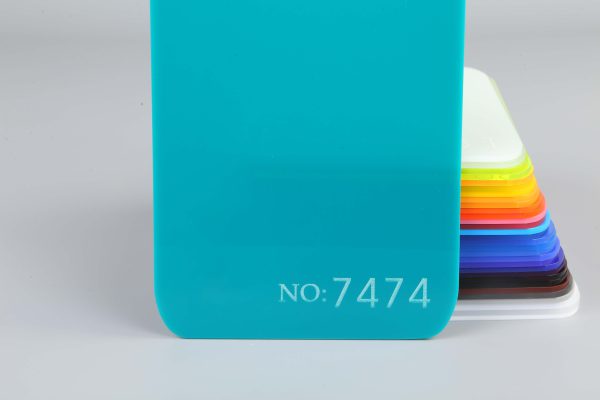 Semi-transparent Blue Acrylic Sheet-7474