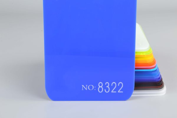 Semi-transparent Blue Acrylic Sheet-8322