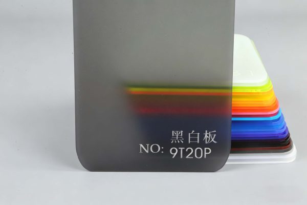 Frosted Acrylic Sheet-Black and White Board 9T20P