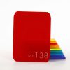 Red Semi-Transparent Acrylic Sheet-138