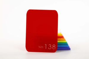 No.138 Red Semi-Transparent Acrylic Sheet-138