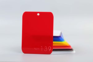 No.139 Red Semi-Transparent Acrylic Sheet-139