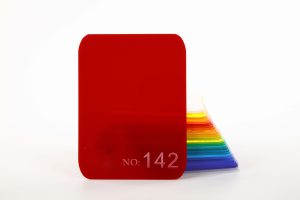 No.142 Red Semi-Transparent Acrylic Sheet-142