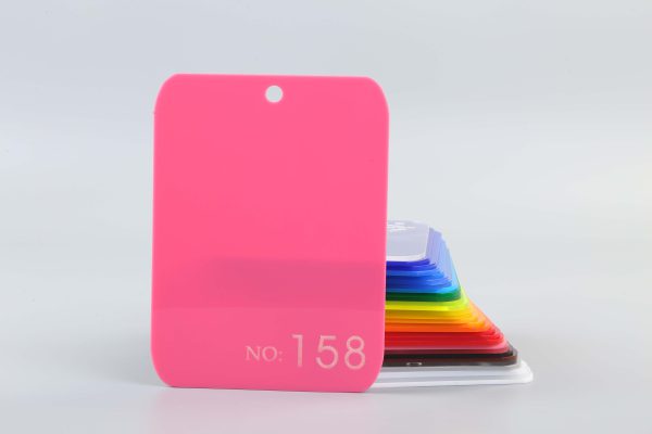 Red Semi-Transparent Acrylic Sheet-158
