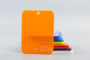 No.206 Semi-transparent Yellow Acrylic Sheet-206