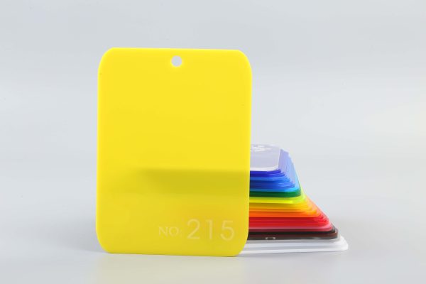 Semi-transparent Yellow Acrylic Sheet-215