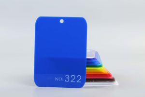 No.322 Semi-transparent Blue Acrylic Sheet-322