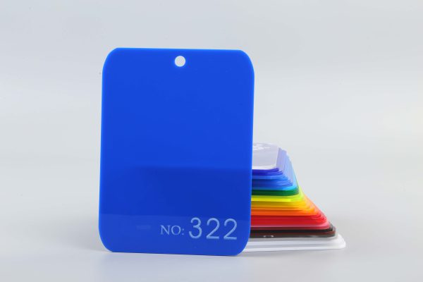 Semi-transparent Blue Acrylic Sheet-322