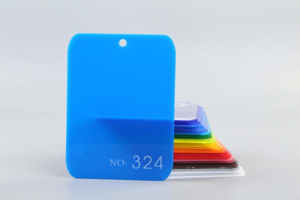 Semi-transparent Blue Acrylic Sheet-324