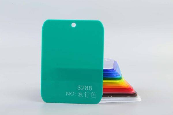 Green Semi-transparent Acrylic Sheet-3288