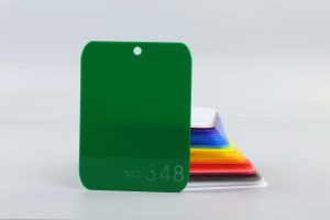 No.348 Green Semi-transparent Acrylic Sheet-348