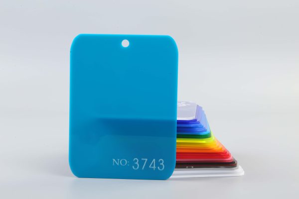 Semi-transparent Blue Acrylic Sheet-3743