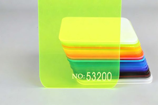 Acrylic Fluorescent Sheet — Fluorescent Green 53200
