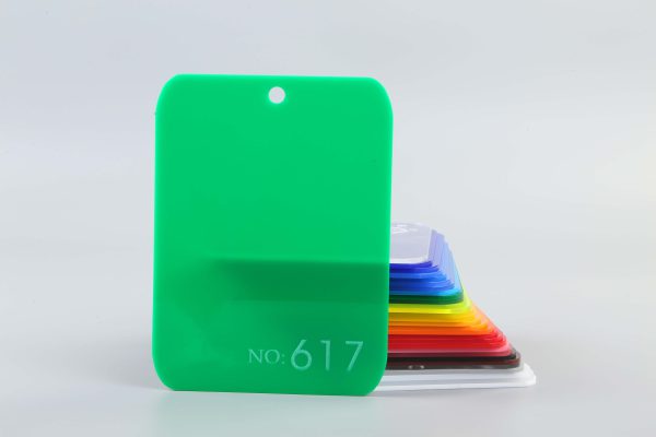 Green Semi-transparent Acrylic Sheet-617