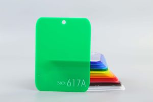 No.617A Green Semi-transparent Acrylic Sheet-617A