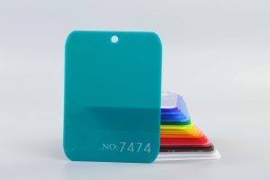No.7474 Semi-transparent Blue Acrylic Sheet-7474